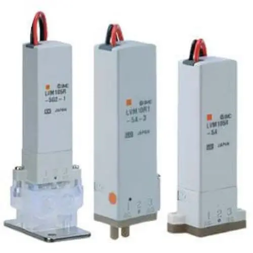 Produktfoto 1 von SMC LVM10 Pneumatik-Magnetventil 2/3-Port Solenoid Valve for Chemical Liquids, Elektromagnet-betätigt