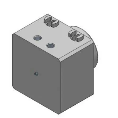 Produktfoto 1 von SMC MRHQ Pneumatischer Drehantrieb, Bohrung Ø 60 mm, 7 bar 90 °