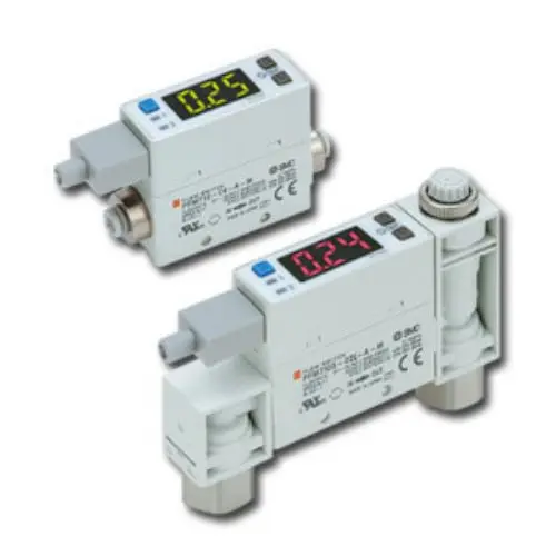 Produktfoto 1 von SMC PFM7 Durchflusssensor 24 V dc 0,2 l/min. → 10 l/min. Typ Digitaler Durchflussschalter für Luft
