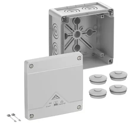 Produktfoto 1 von Spelsberg Abox-i 060 Polycarbonat Abzweigdose Grau IP65 0 Breite 110mm Höhe 75 mm Länge 127 mm