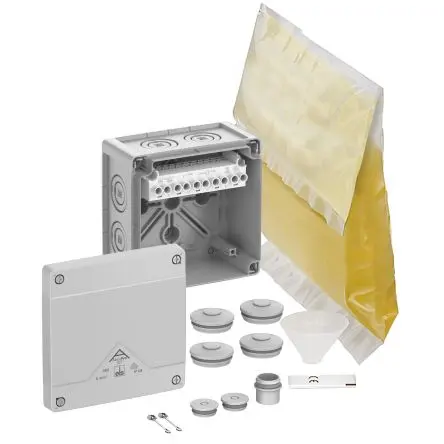 Produktfoto 1 von Spelsberg Abox XT 060 Polycarbonat Abzweigdose Grau IP68 5 Breite 110mm Höhe 75 mm Länge 127 mm