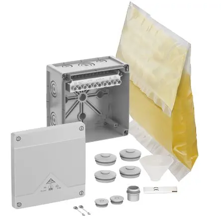 Produktfoto 1 von Spelsberg Abox XT 100 Polycarbonat Abzweigdose Grau IP68 5 Breite 140mm Höhe 85 mm Länge 152 mm