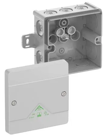 Produktfoto 1 von Spelsberg Abox m 040 Polystyrol Abzweigdose Grau IP54, IP65 0 VDE Breite 94mm Höhe 57 mm Länge 102 mm