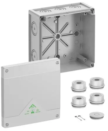Produktfoto 1 von Spelsberg Abox 160-L Polystyrol Abzweigdose Grau IP65, IP54 0 Breite 180mm Höhe 90 mm Länge 182 mm