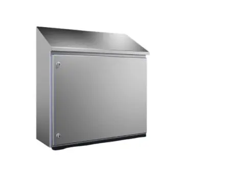 Produktfoto 1 von Rittal HD Edelstahl 316 Wandanschlusskasten RAL 5010 IP66, HxBxT 821 mm, 810 mm x 300 mm