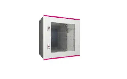 Produktfoto 1 von Rittal AX GF Polyester Wandanschlusskasten RAL 7035 IP56 Transparente Tür, HxBxT 500 mm, 500 mm x 300 mm