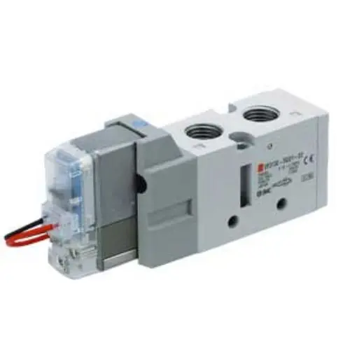 SMC VF3000 Pneumatik-Magnetventil 3 Position Exhaust Centre Valve G1/8, Elektromagnet-betätigt