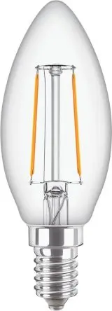Produktfoto 1 von Philips Lighting CorePro LED-Birne Kerze 2 W 25 W 1055 lm E14 Sockel 2700k Warmweiß