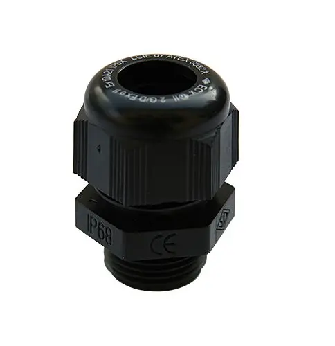 Produktfoto 1 von SIB SIB-TEC Kabelverschraubung, 1 NPT in Polyamid Schwarz 16 mm/ 25 mm, IP68
