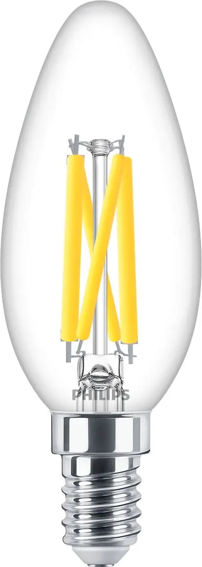 Produktfoto 1 von Philips MASTER LED-Birne Kerze dimmbar 3,4 W E14 Sockel 2200/2700K warmweiß