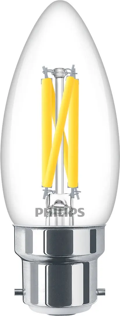 Produktfoto 1 von Philips MASTER LED-Birne Kerze dimmbar 3,4 W E27 Sockel 2200/2700K warmweiß