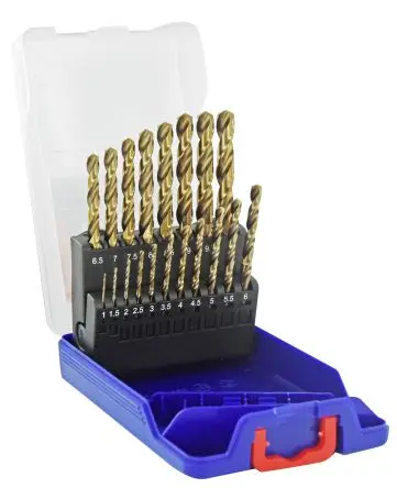 Produktfoto 1 von Tivoly HSS-Co Satz 1 mm → 10 mm, 19-teilig für Edelstahl