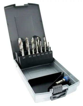 Produktfoto 1 von Tivoly HSS Satz 3 mm → 10 mm, 13-teilig für Metall