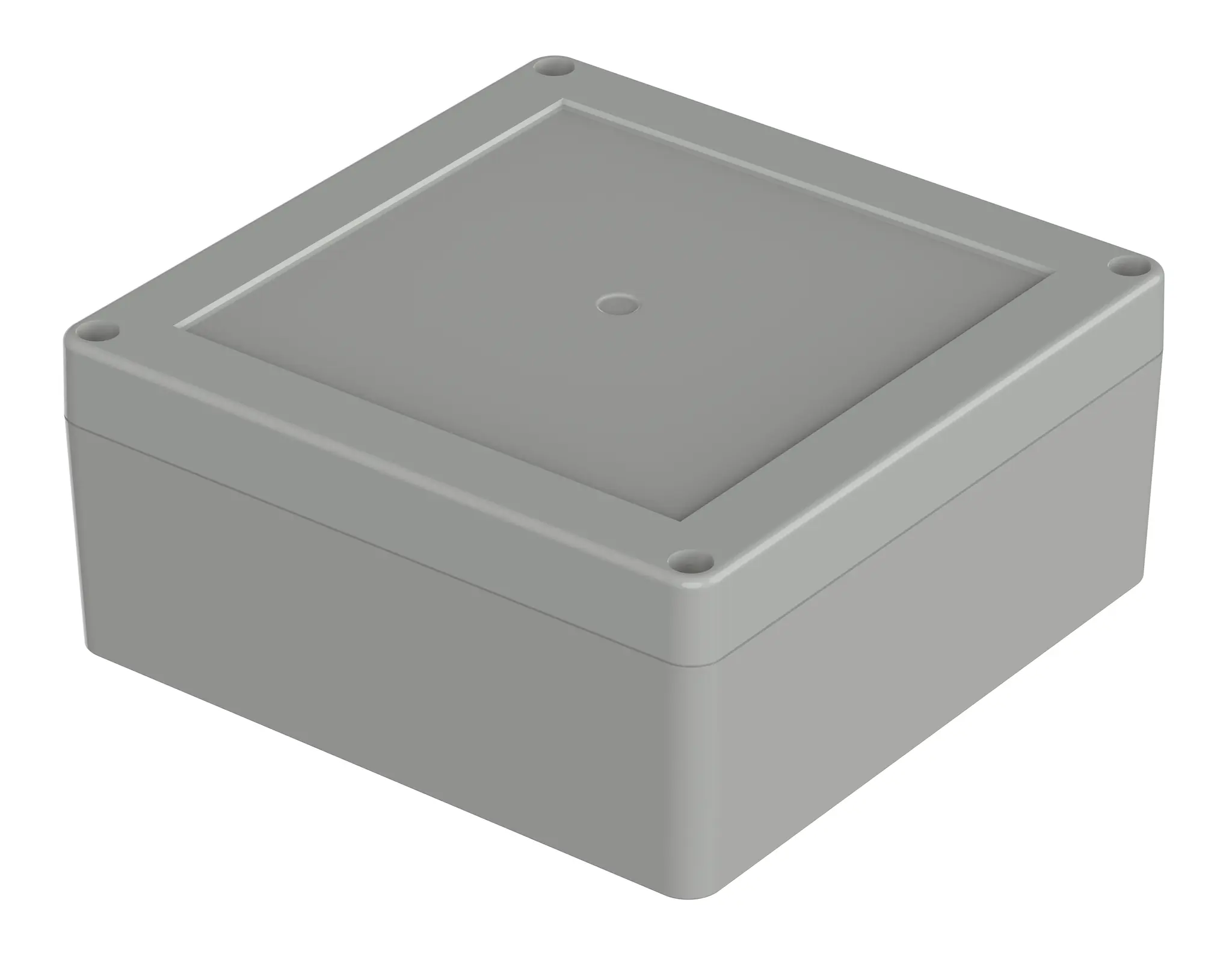 Produktfoto 1 von Bopla Euromas X; Gehäuse; ABS; Hellgrau; IK07 IP66, IP68 Breite 134.7 mm Höhe 60.1 mm Länge 134.7 mm