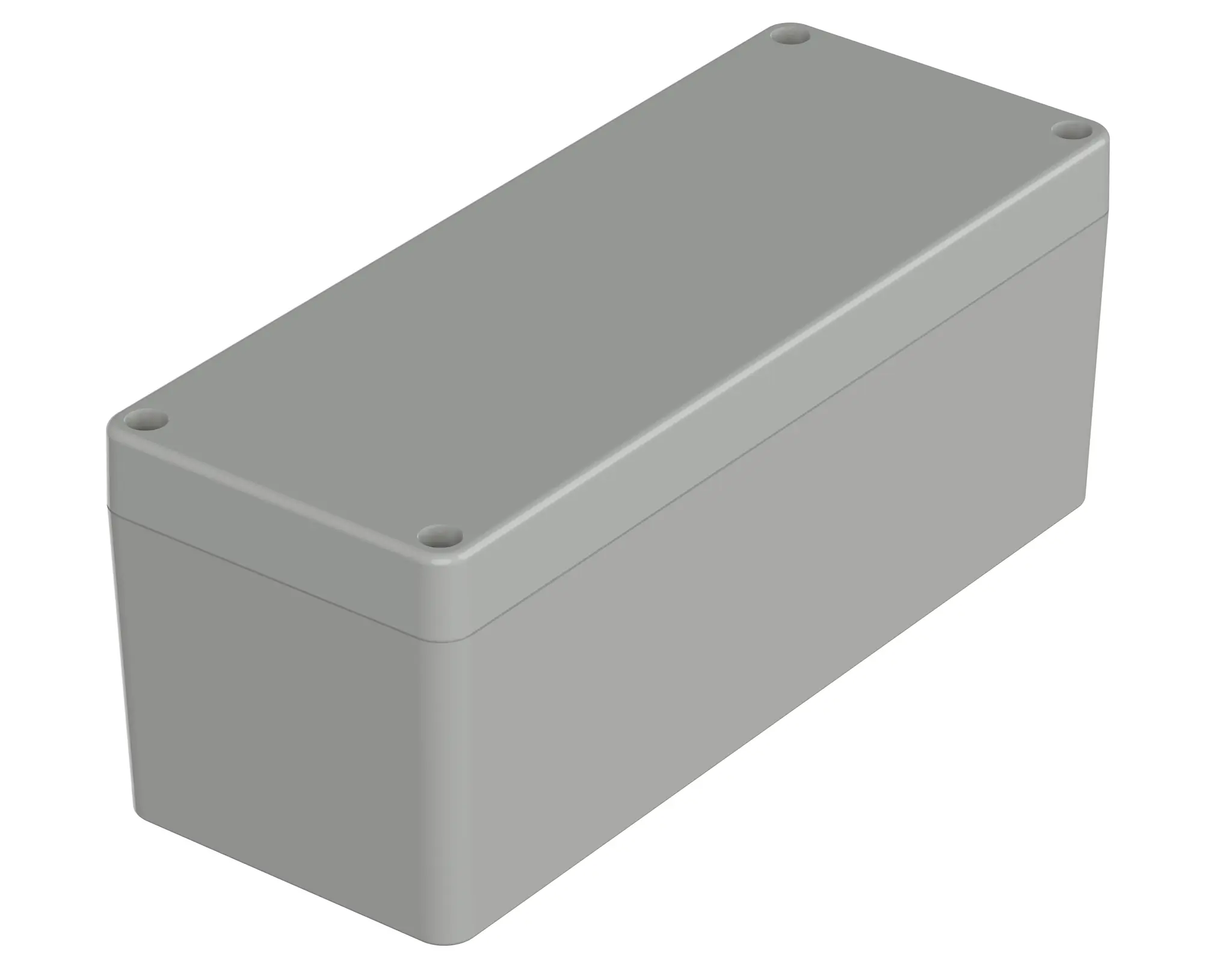 Produktfoto 1 von Bopla Euromas X; Gehäuse; Polycarbonat; Hellgrau; IK07 IP66, IP68 Breite 75.1 mm Höhe 75.3 mm Länge 191.8 mm