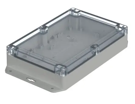 Produktfoto 1 von Bopla Euromas X; Gehäuse; Polycarbonat; Hellgrau Geflanscht; IK07 IP68, IP66 Breite 139.8 mm Höhe 45.1 mm Länge 209.7 mm