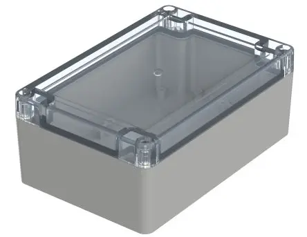 Produktfoto 1 von Bopla Euromas X; Gehäuse; Polycarbonat; Hellgrau; IK07 IP68, IP66 Breite 100 mm Höhe 60 mm Länge 150 mm