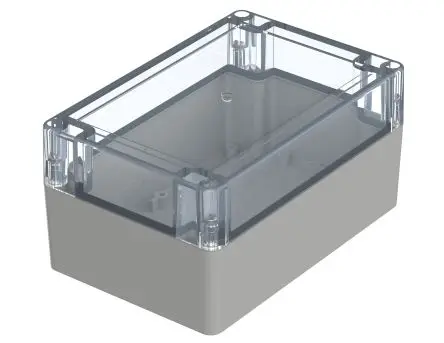 Produktfoto 1 von Bopla Euromas X; Gehäuse; Polycarbonat; Hellgrau; IK07 IP68, IP66 Breite 100 mm Höhe 75 mm Länge 150 mm