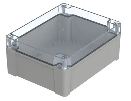 Produktfoto 1 von Bopla Euromas X; Gehäuse; Polycarbonat; Hellgrau; IK07 IP68, IP66 Breite 191.3 mm Höhe 105.6 mm Länge 240 mm