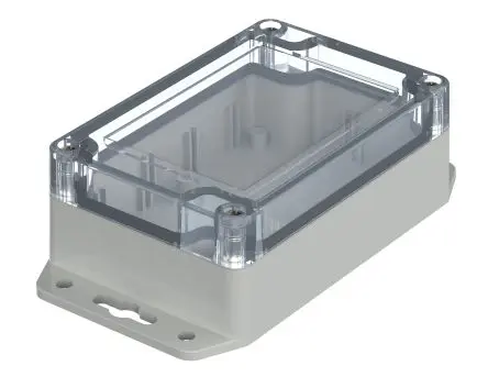 Produktfoto 1 von Bopla Euromas X; Gehäuse; Polycarbonat; Hellgrau Geflanscht; IK07 IP68, IP66 Breite 70 mm Höhe 40 mm Länge 105 mm