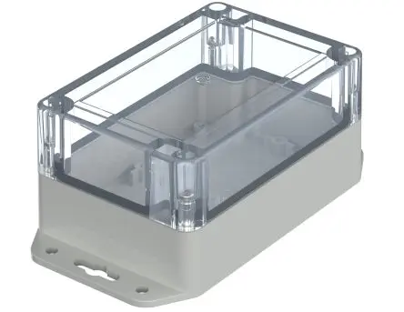 Bopla Euromas X; Gehäuse; Polycarbonat; Hellgrau Geflanscht; IK07 IP66, IP68 Breite 80 mm Höhe 60.2 mm Länge 120 mm