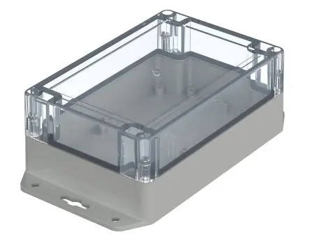 Produktfoto 1 von Bopla Euromas X; Gehäuse; Polycarbonat; Hellgrau Geflanscht; IK07 IP66, IP68 Breite 100 mm Höhe 60 mm Länge 150 mm
