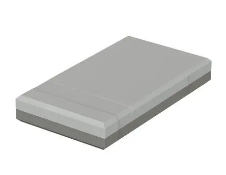 Produktfoto 1 von Bopla Elegant; Gehäuse; Polystyrol; Achatgrau IP30 Breite 112 mm Höhe 30 mm Länge 200 mm