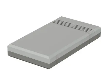 Produktfoto 1 von Bopla Elegant; Gehäuse; Polystyrol; Achatgrau IP30 Breite 112 mm Höhe 30 mm Länge 200 mm