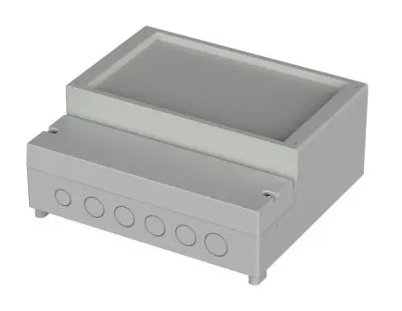 Produktfoto 1 von Bopla RegloCard Plus ABS, Polycarbonat Wandanschlusskasten Hellgrau IP65, HxBxT 213 mm, 185 mm x 84 mm
