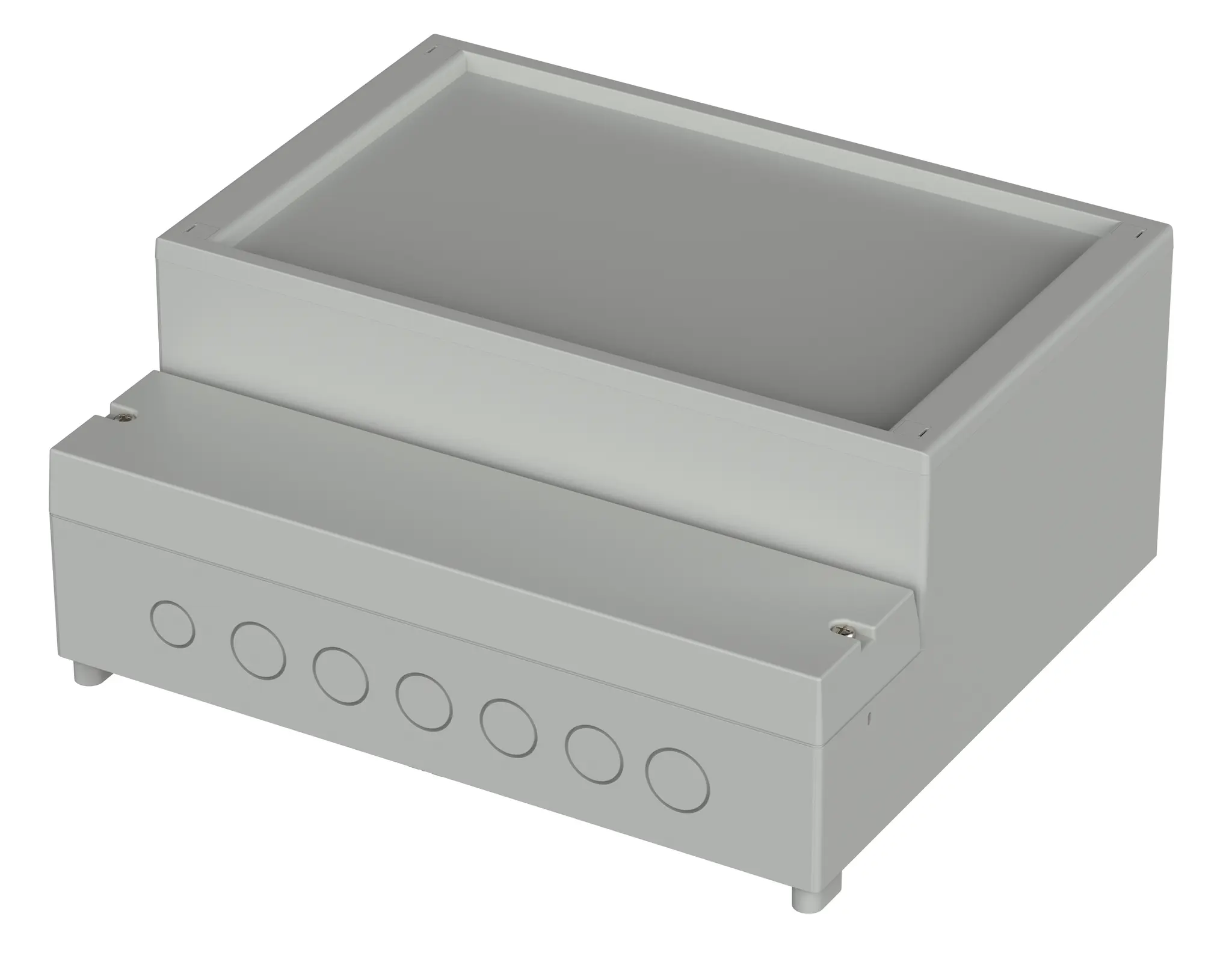 Produktfoto 1 von Bopla RegloCard Plus Polycarbonat, ABS Wandanschlusskasten Hellgrau IP65, HxBxT 257 mm, 217 mm x 112 mm