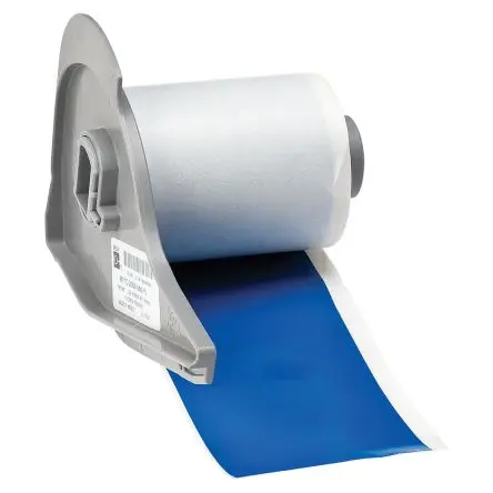 Produktfoto 1 von Brady Kabeletiketten Schwarz für BMP71, M710 auf Blau 15.24 m 50.8 mm 50.8 mm