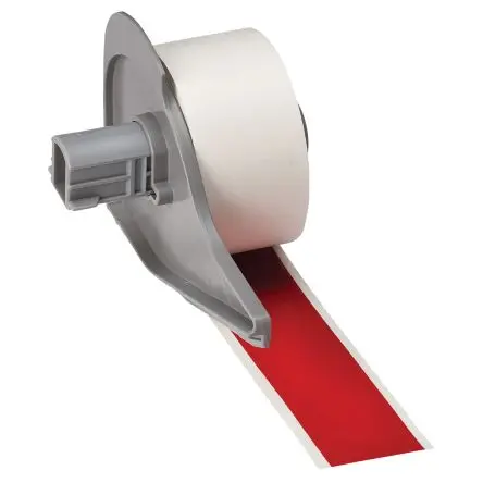 Produktfoto 1 von Brady Kabeletiketten Schwarz für BMP71, M710 auf Rot 15.24 m 25.4 mm 25.4 mm
