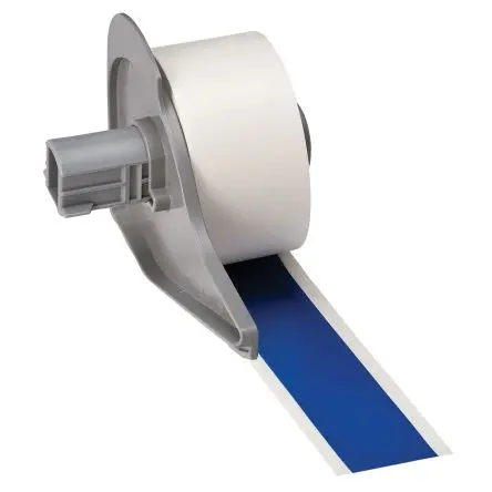 Produktfoto 1 von Brady Kabeletiketten Schwarz für BMP71, M710 auf Blau 15.24 m 25.4 mm 25.4 mm