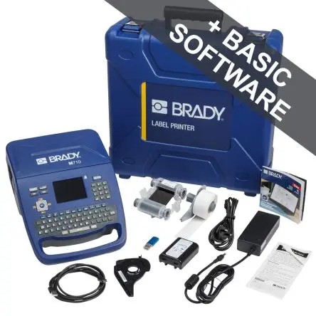Brady M710 Etikettendrucker bis 50.8 mm Etiketten Tragbares Gerät, UK mit QWERTY Tastatur