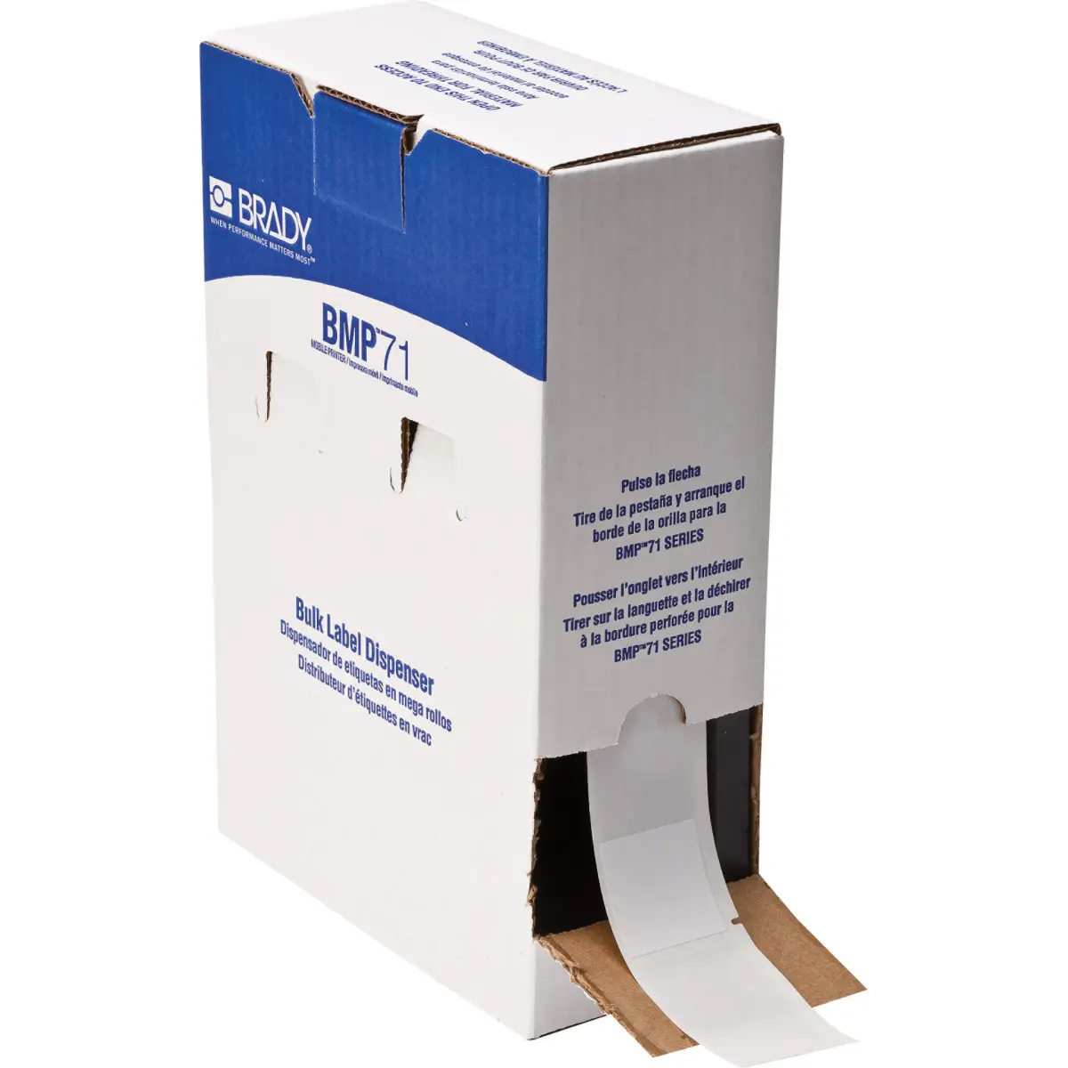 Produktfoto 1 von Brady Etikett Farbband für Etikettendrucker, geeignet für M610, M710, M611, BMP61, BMP71