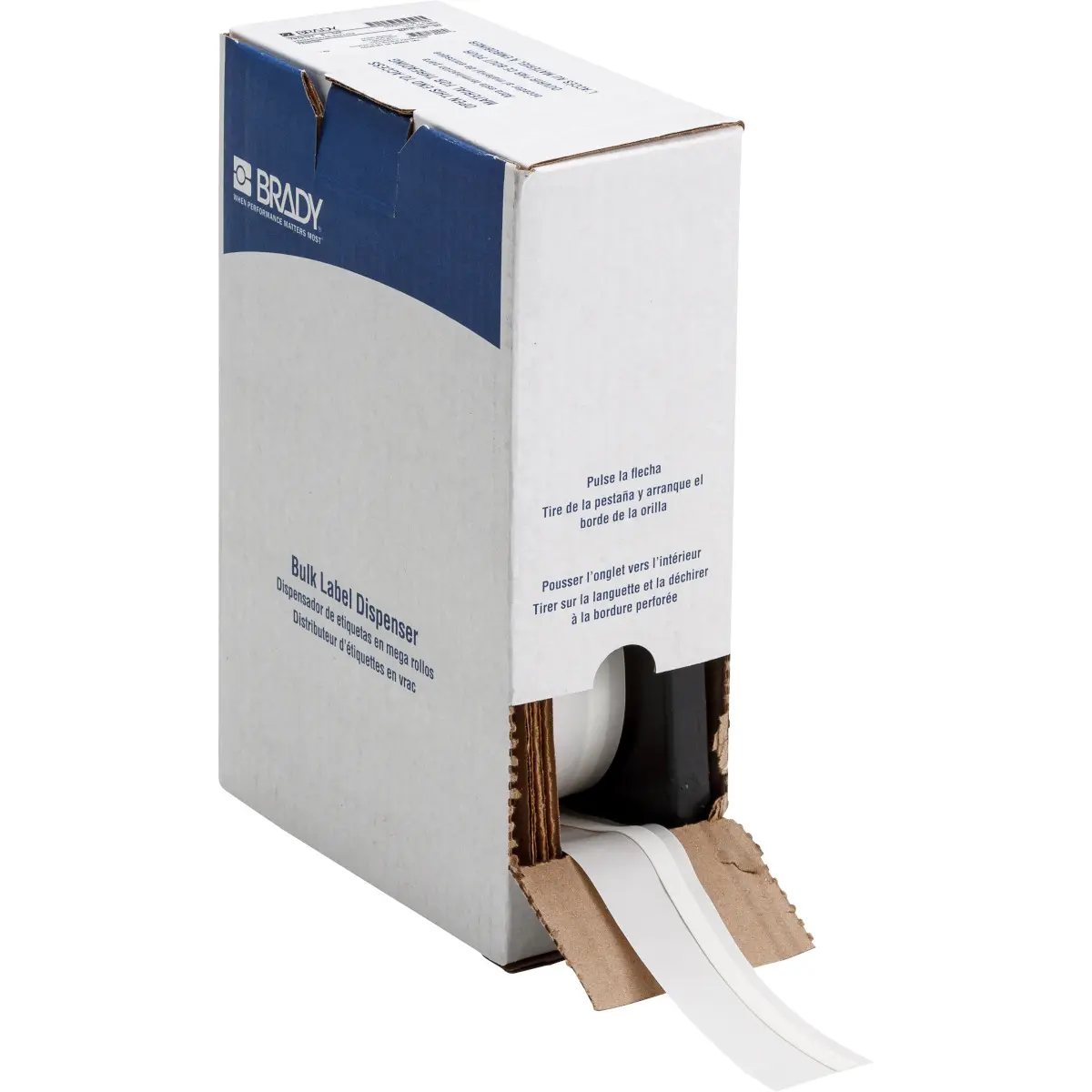Produktfoto 1 von Brady B-342 Wärmeschrumpfschlauch-Etiketten Schwarz für M710, BMP71 auf Weiß