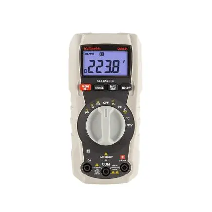 Produktfoto 1 von Chauvin Arnoux DMM 54 DMM 54 Tragbar Digital Digital-Multimeter, CAT III 600 V ac / 10 A ac 10 A dc