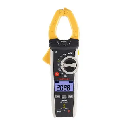 Produktfoto 1 von Chauvin Arnoux CM604 Digitales Zangenmessgerät AC Strommesszange 400 A CAT III 600 V ac, 600 V dc, 40 mΩ