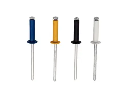 Produktfoto 1 von Rapid Agrafage Niet Sortiment Niet Nietwerkzeug inkl., 32 Stk., Aluminium, Aluminium Dorn Mat. Aluminium, Stahl