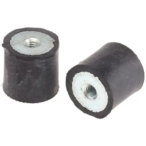 Produktfoto 1 von FIBET Vibrationsdämpfer, Innengewinde-Puffer Bohrung 8mm M8, Ø 30mm