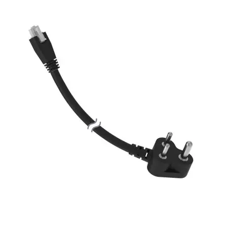 Produktfoto 1 von Banner Netzkabel, A Molex, Gerade, B Stecker rechtwinklig, 1.8 m Schwarz Polyvinylchlorid, 265V ac
