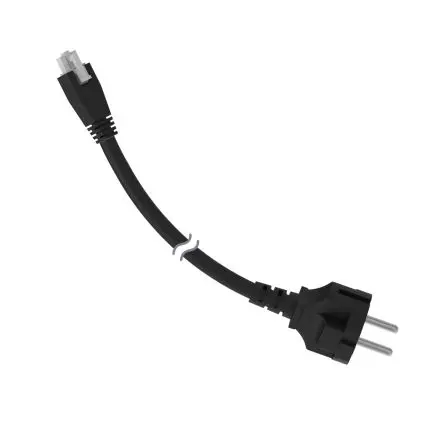 Produktfoto 1 von Banner Netzkabel, A Molex, Gerade, B Stecker rechtwinklig, 1.8 m Schwarz Polyvinylchlorid, 265V ac
