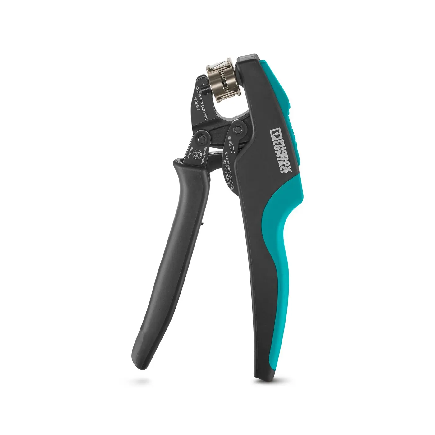 Produktfoto 1 von Phoenix Contact Crimpfox Hand Crimpzange für ZWISCHEN-Hülsen bis zu 2 mm2 x 6 mm2