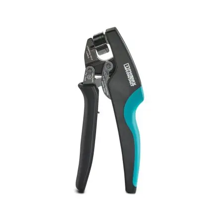 Produktfoto 1 von Phoenix Contact Crimpfox 10T-F Crimp-Werkzeug für TWIN Ferrules bis zu 2 x 4 mm2, 180mm
