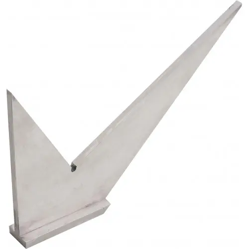 Produktfoto 1 von SAM Anschlagwinkel Metrisch 6 mm, 100 mm x 6 mm, 20mm x 20 mm St. 6 mm