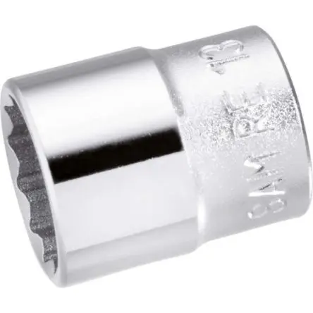 Produktfoto 1 von SAM 1/4 in 12-Kant Buchse SW 12 mm 12-Kant x 9mm