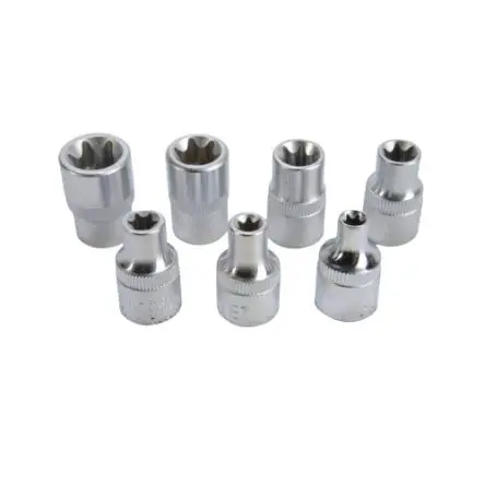 Produktfoto 1 von SAM TORX®-Steckschlüsselsatz 6 to 16 mm Innensechsrund Buchse 7-teilig