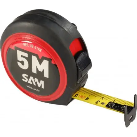 Produktfoto 1 von SAM UB Maßband, L. 3 m Metrisch 16 mm