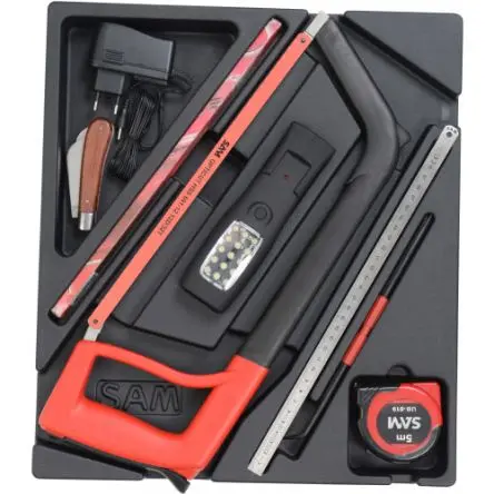 Produktfoto 1 von SAM Elektriker-Werkzeugsatz Werkzeugsatz, Tasche 5-teilig