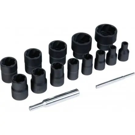 Produktfoto 1 von SAM Steckschlüsselsatz 6 to 27 mm 12-Kant 6-Kant 13-teilig